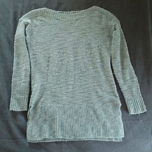 Womans Blue Knit Longsleeve